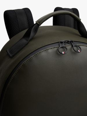sac à dos avec logo en métal vert pour hommes tommy hilfiger