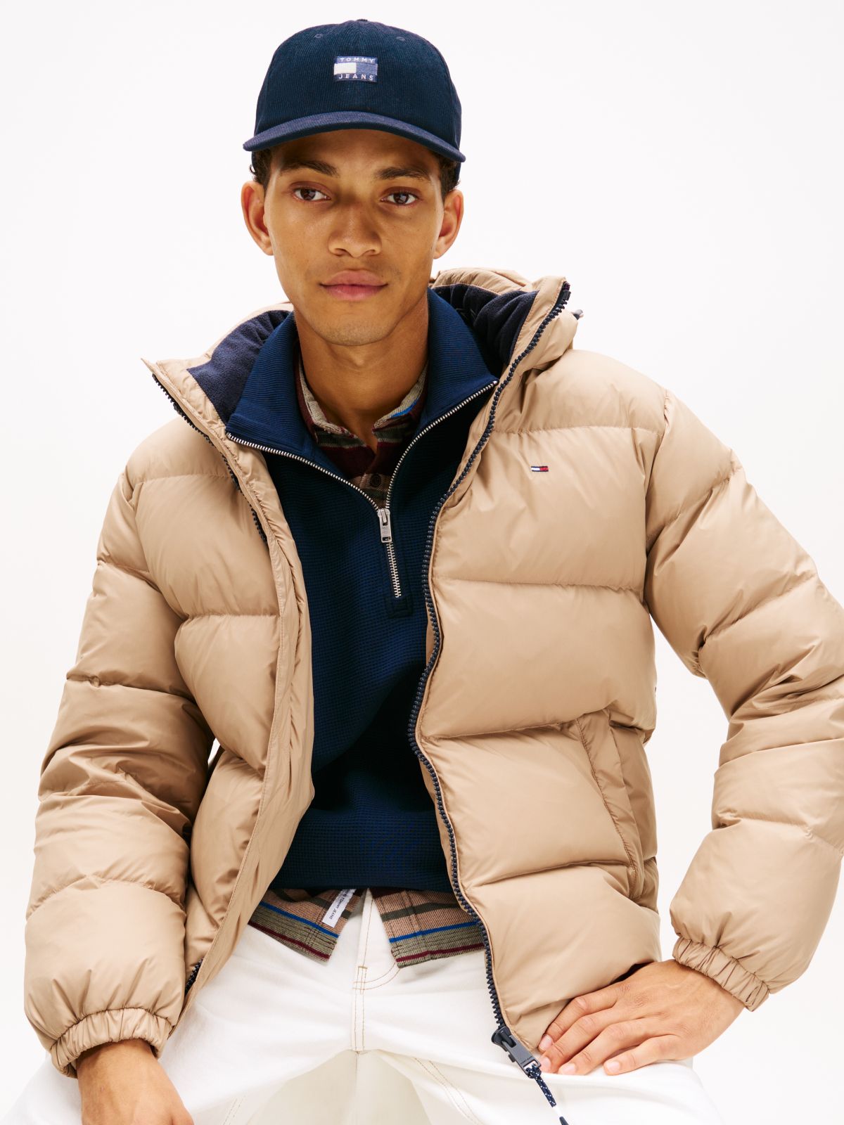 Heritage Tonal Logo Corduroy Baseball Cap — Blue