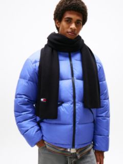 Heritage Logo Rib-Knit Scarf — Black 4