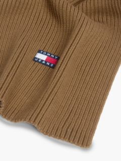 Heritage Logo Rib-Knit Scarf — Brown 2