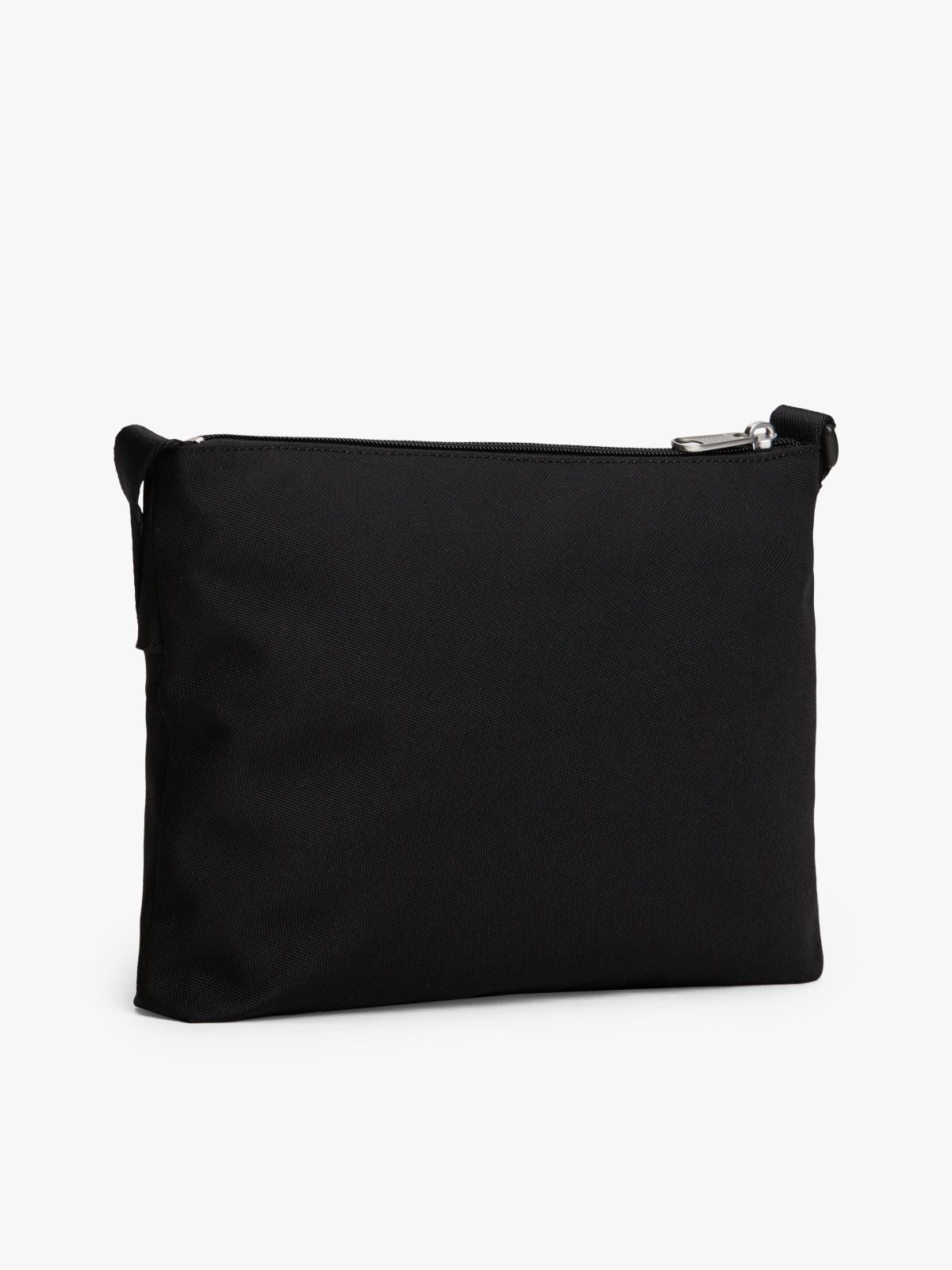 Essential Repeat Logo Crossbody Sacoche Bag — Black