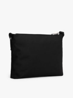 Essential Repeat Logo Crossbody Sacoche Bag — Black 2
