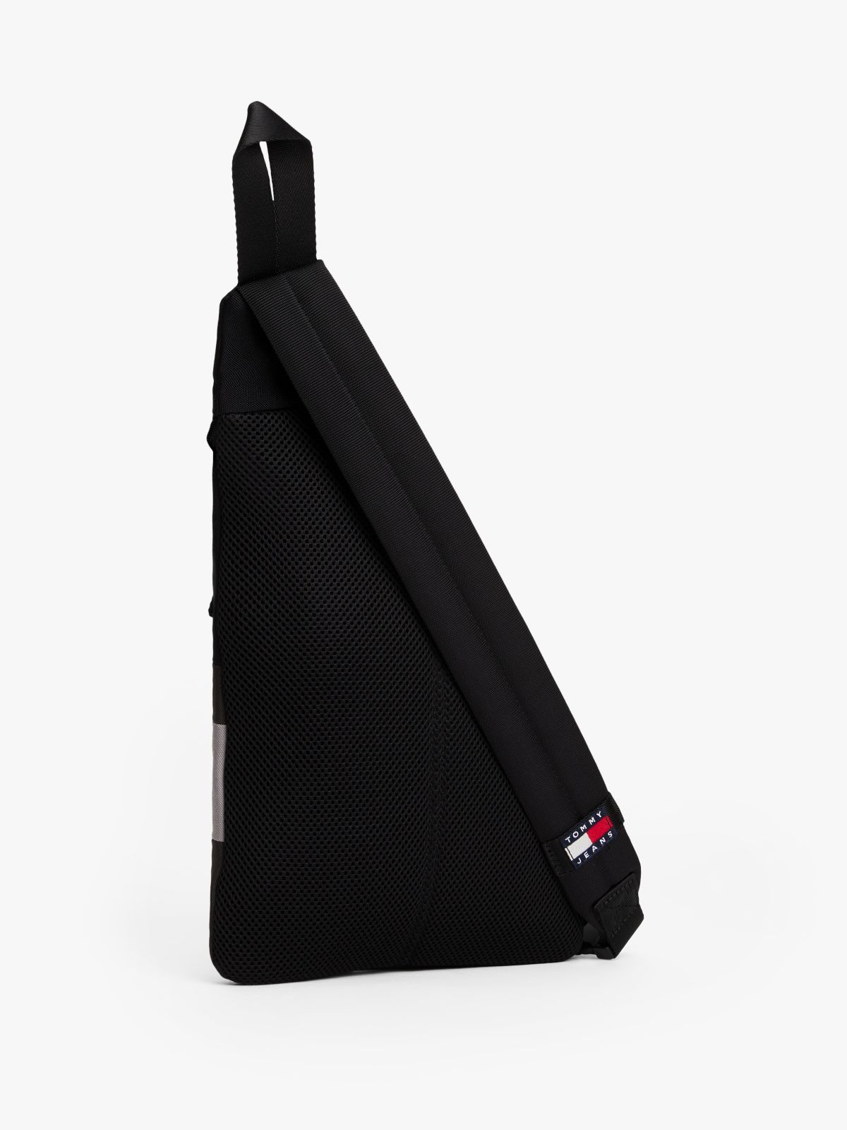 Archive Colour-Blocked Crossbody Sling Bag — Black