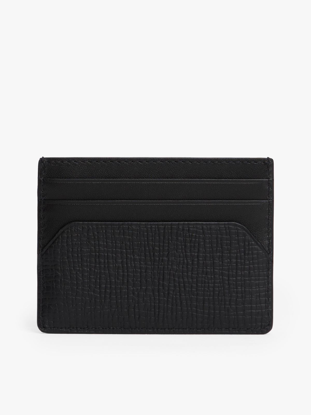 Hilfiger Flag Credit Card Holder — Black