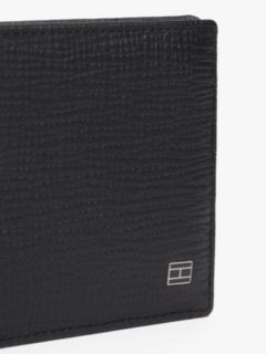 Hilfiger Flag Leather Bifold Credit Card Wallet — Black 3
