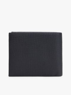 Hilfiger Flag Leather Card And Coin Bifold Wallet — Blue 2