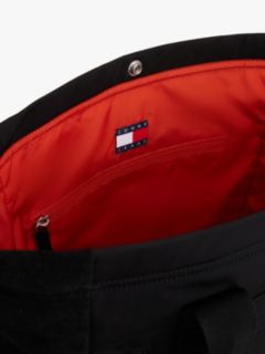Tech Tonal Logo Tote Bag — Black 4