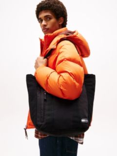 Tech Tonal Logo Tote Bag — Black 5
