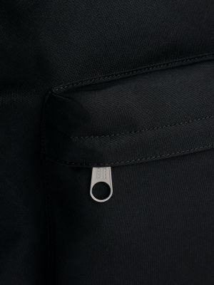 black essential logo dome backpack for men tommy jeans