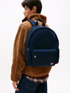 Essential Logo Dome Backpack — Blue 5