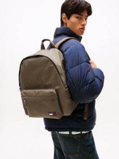 Essential Logo Dome Backpack — Brown 5