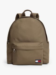 Essential Logo Dome Backpack — Brown 1
