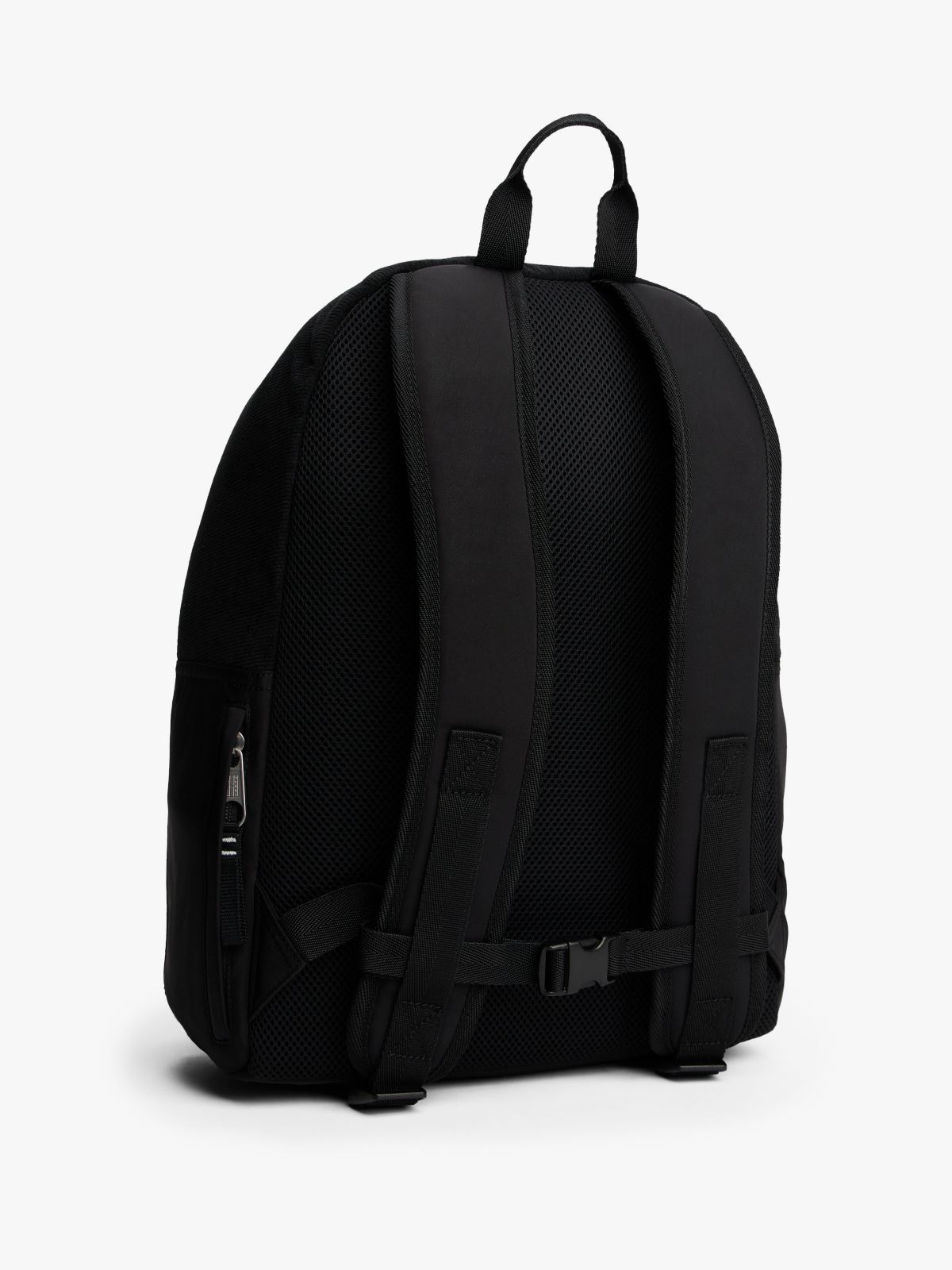 Tech Tonal Logo Backpack — Black