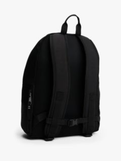 Tech Tonal Logo Backpack — Black 2