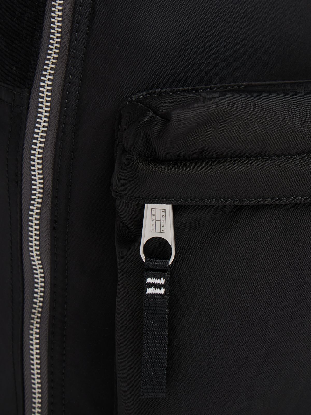 Tech Tonal Logo Backpack — Black
