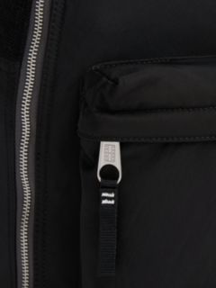 Tech Tonal Logo Backpack — Black 3