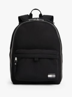 Tech Tonal Logo Backpack — Black 1