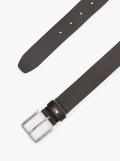 Enamel Flag Leather Belt — Brown 2