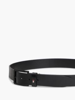 Enamel Flag Leather Belt — Black 3