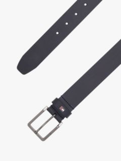 Enamel Flag Leather Belt — Blue 2