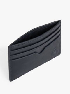 Leather Card Holder And Key Fob Set — Blue 4