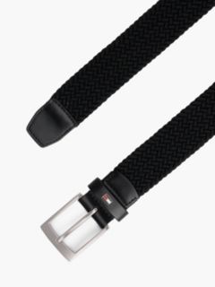 Braided Webbing Belt — Black 2
