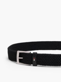 Braided Webbing Belt — Black 3
