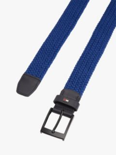 Braided Webbing Belt — Blue 2