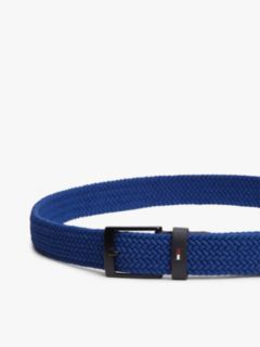 Braided Webbing Belt — Blue 3