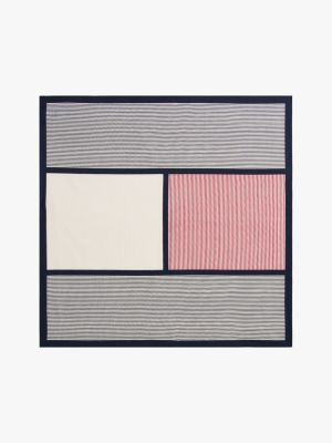 blue the runway collection schal mit flag für herren - tommy hilfiger