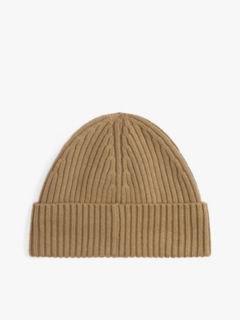 Hilfiger Flag Pure Wool Beanie — Beige 2