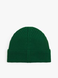 Hilfiger Flag Pure Wool Beanie — Green 2