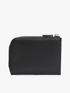 Hilfiger Flag Ribbed Leather Zip-Around Wallet — Black 2