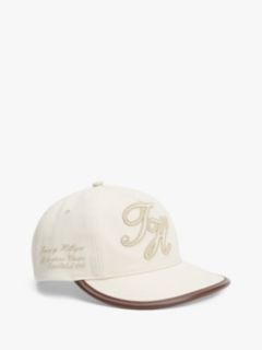 Logo Embroidery Five-Panel Baseball Cap — Beige 1