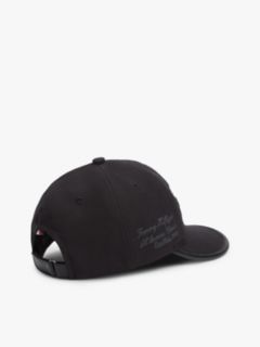Logo Embroidery Five-Panel Baseball Cap — Black 2