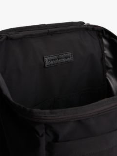 Textile Logo Packable Backpack — Black 4