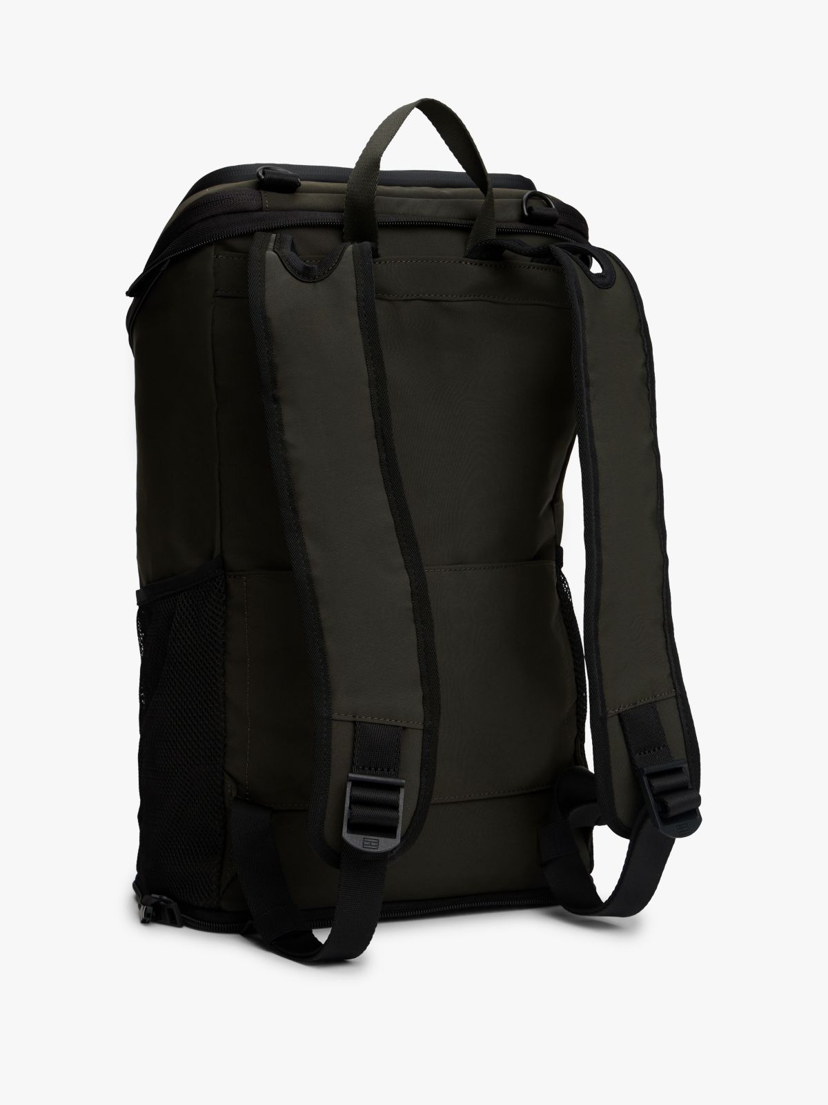 Textile Logo Packable Backpack — Green