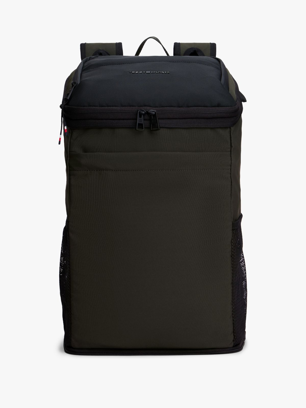 Textile Logo Packable Backpack — Green