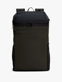 Textile Logo Packable Backpack — Green 1