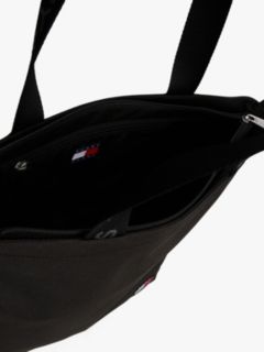 Essential Repeat Logo Tote Bag — Black 4