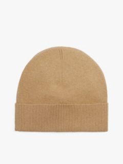 Hilfiger Flag Lightweight Beanie With Cashmere — Beige 2