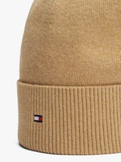 Hilfiger Flag Lightweight Beanie With Cashmere — Beige 3