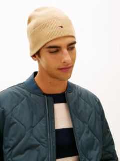 Hilfiger Flag Lightweight Beanie With Cashmere — Beige 4