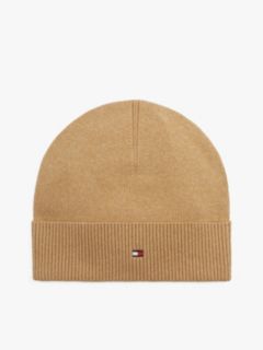 Hilfiger Flag Lightweight Beanie With Cashmere — Beige 1