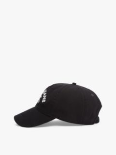 Archive Logo Canvas Baseball Cap — Black 3