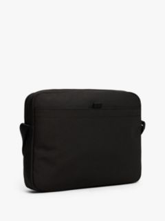Essential Repeat Logo Strap Laptop Bag — Black 2