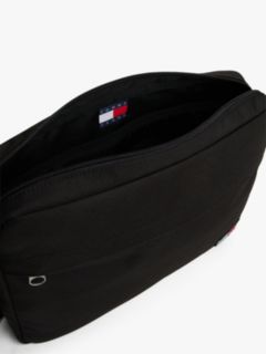 Essential Repeat Logo Strap Laptop Bag — Black 4