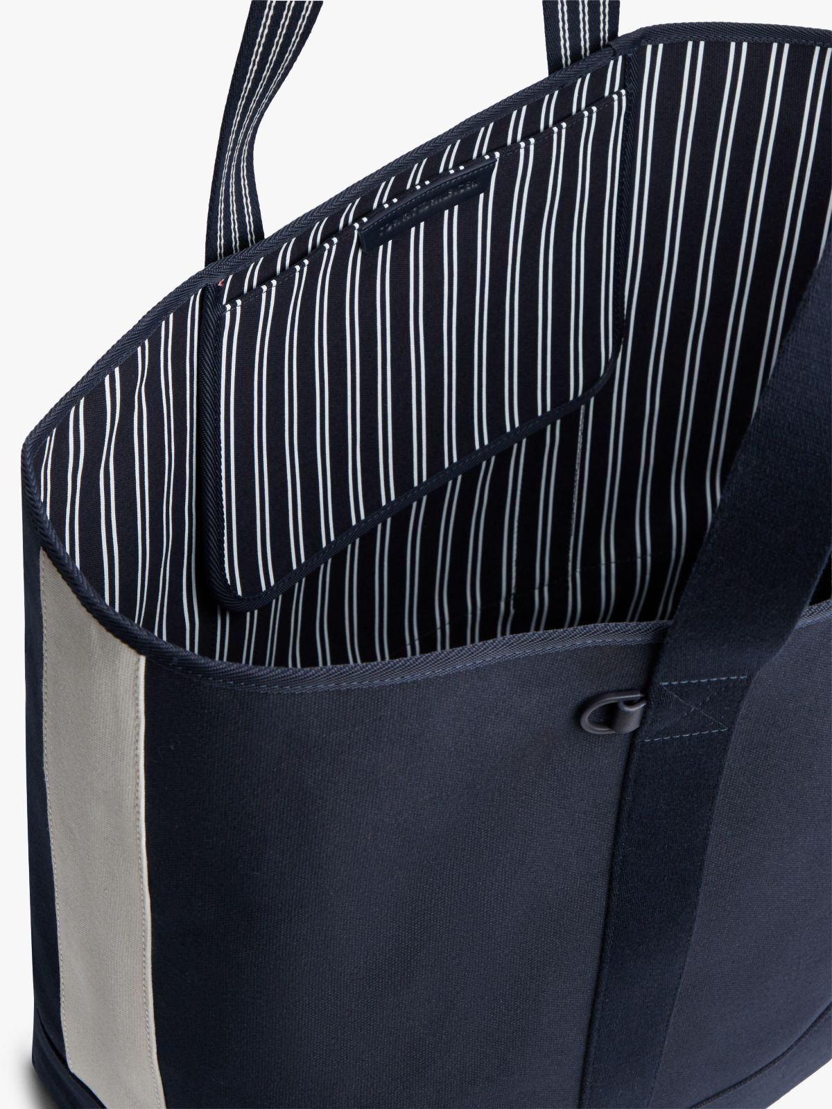 Heritage Reversible Canvas Tote Bag — Blue