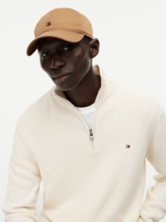 Hilfiger Flag Embroidery Baseball Cap — Brown 4