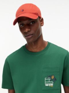 Hilfiger Flag Embroidery Baseball Cap — Orange 4